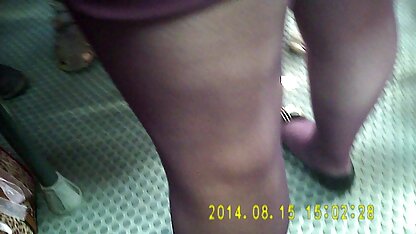 खरा काले pantyhose में बस